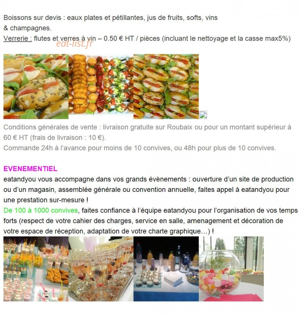 Eat and you — carte page 4