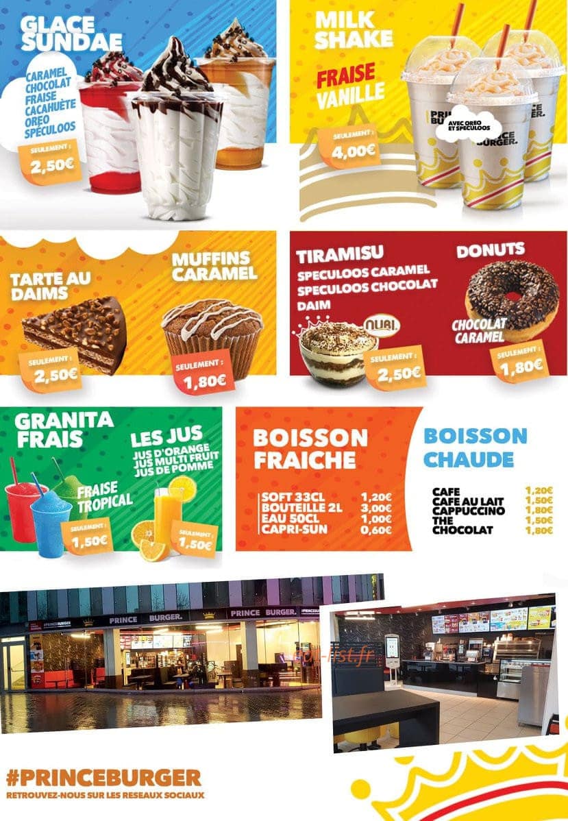 First Burger — carte page 4