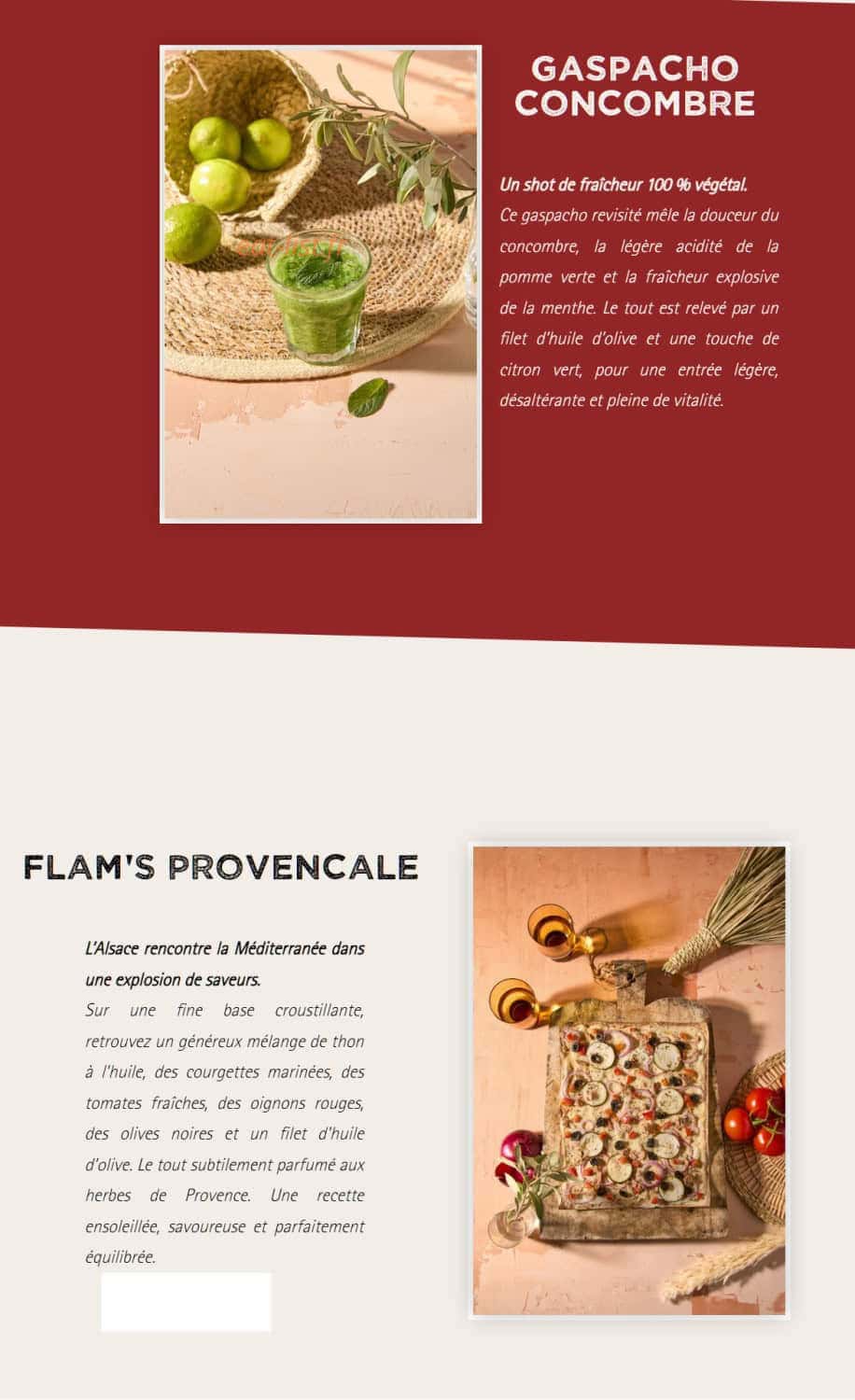 Flam's — carte page 1