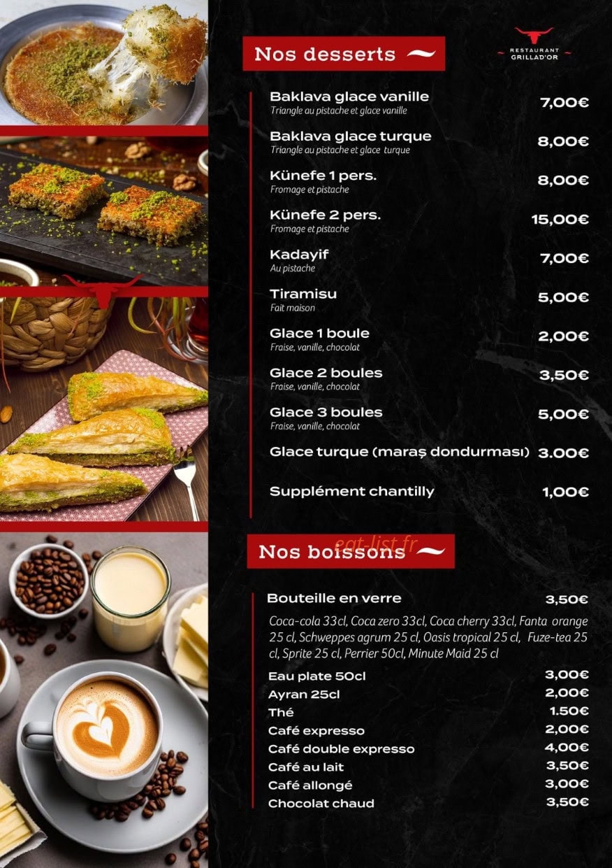 Grillad’Or — carte page 5