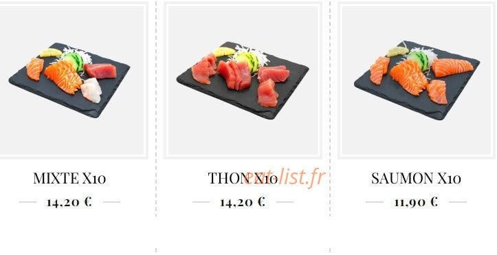 Koï Sushi — carte page 10