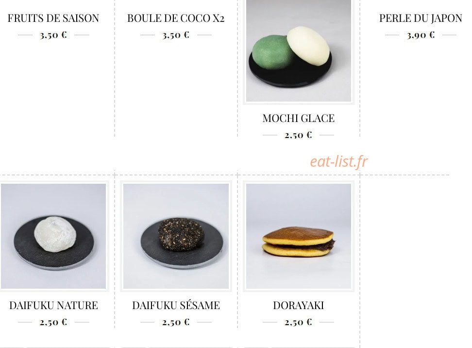 Koï Sushi — carte page 14