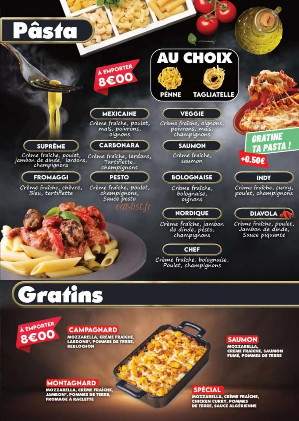 L'Atelier Pizza — carte page 3