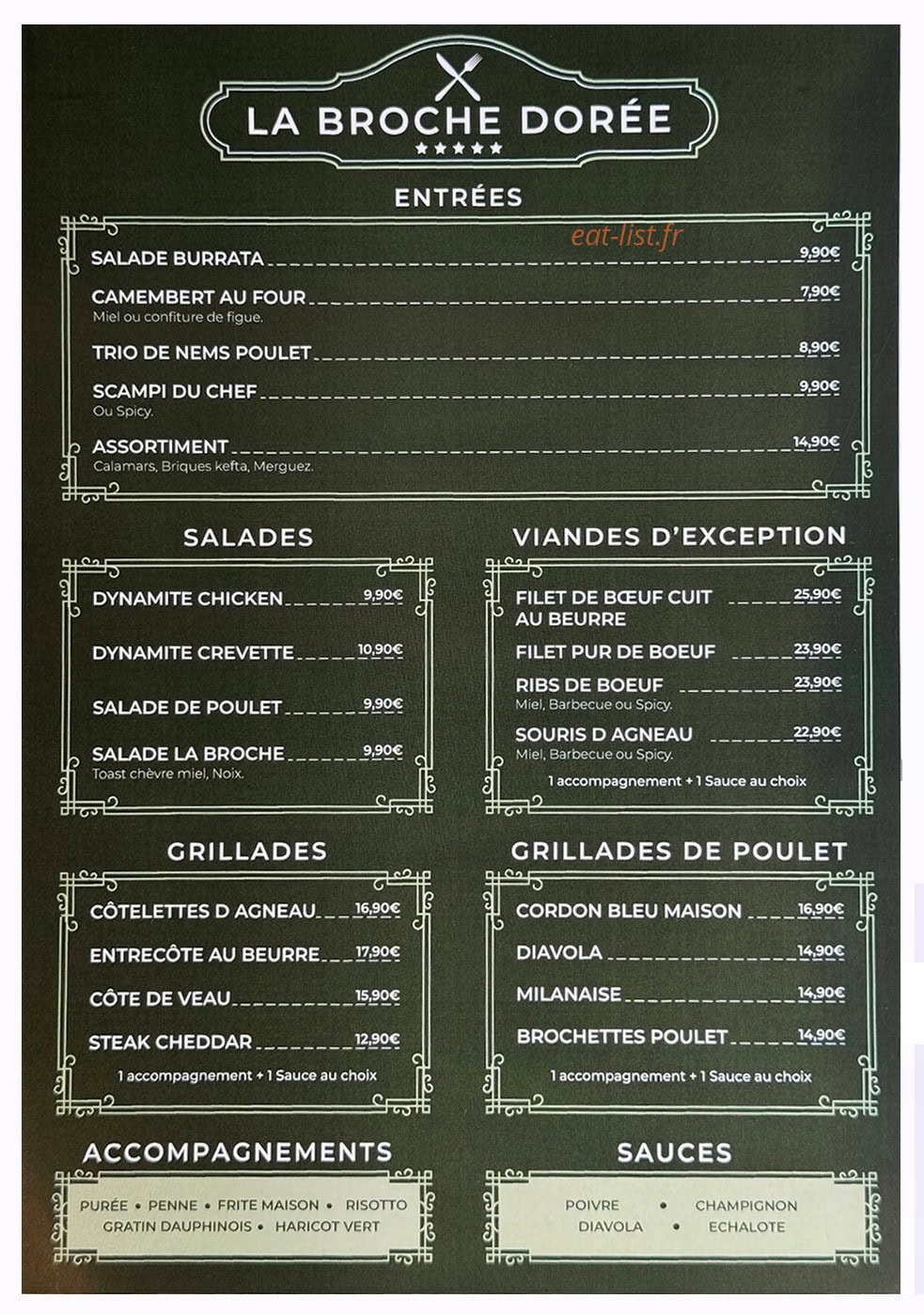 La broche Dorée — carte page 1