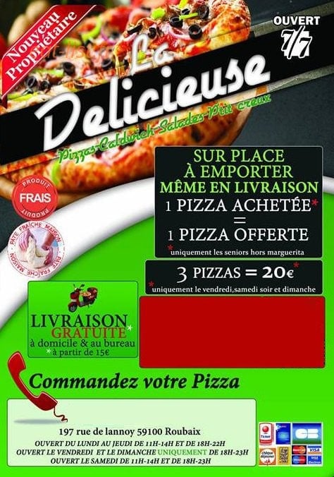La Delicieuse — carte page 1