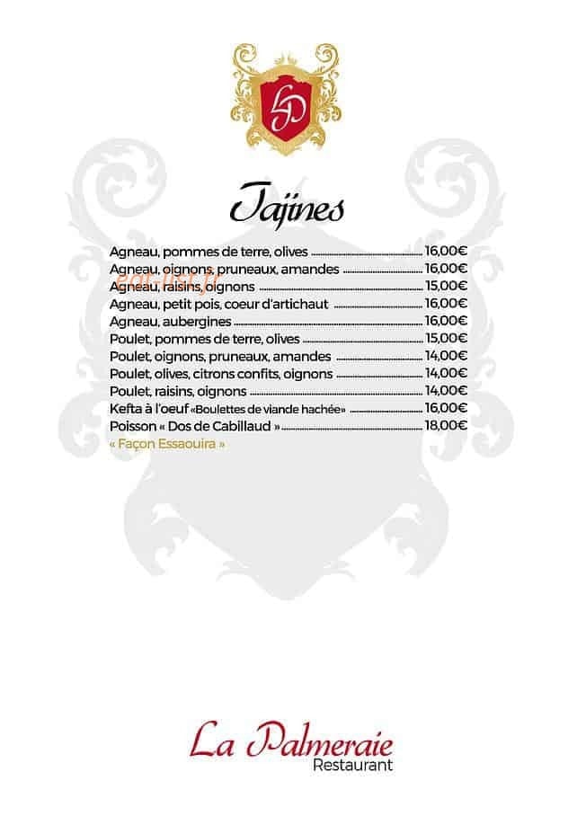 La Palmeraie — carte page 5