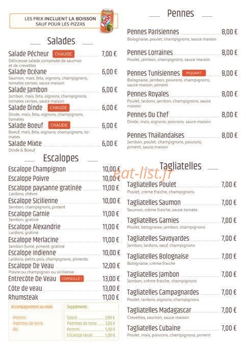 Le Familial — carte page 2