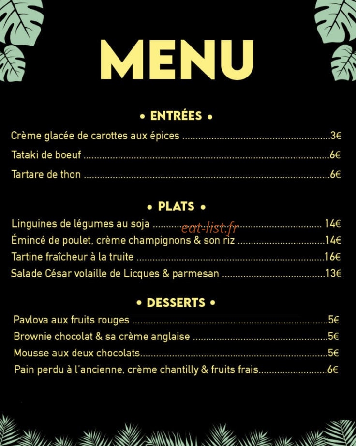 Le Mange Disque — carte page 1