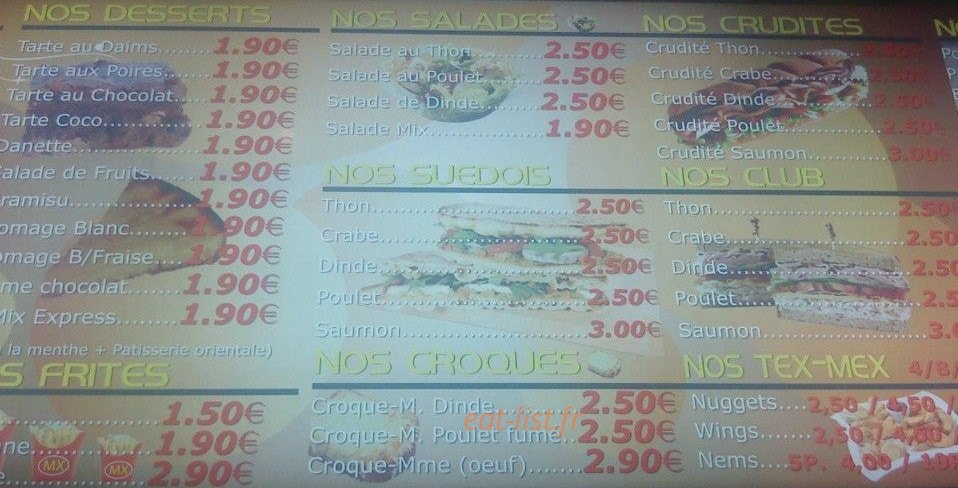 Le Mix Express alias Le 137 — carte page 2