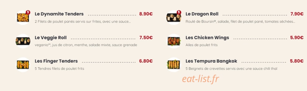 Pepper Grill — carte page 1