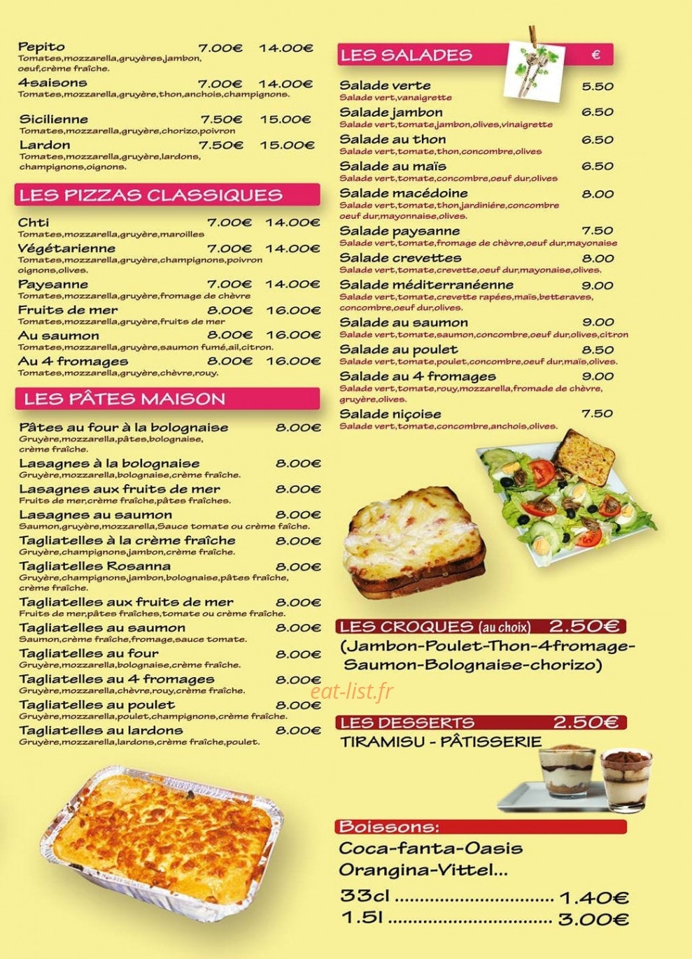 Pizza fina — carte page 4