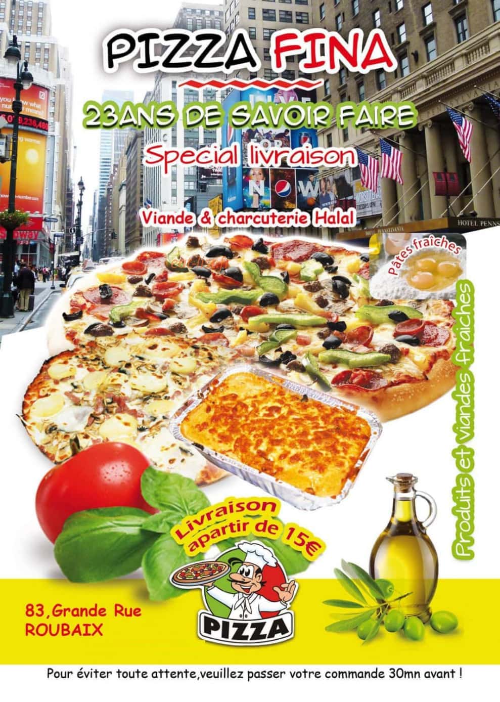 Pizza fina — carte page 1