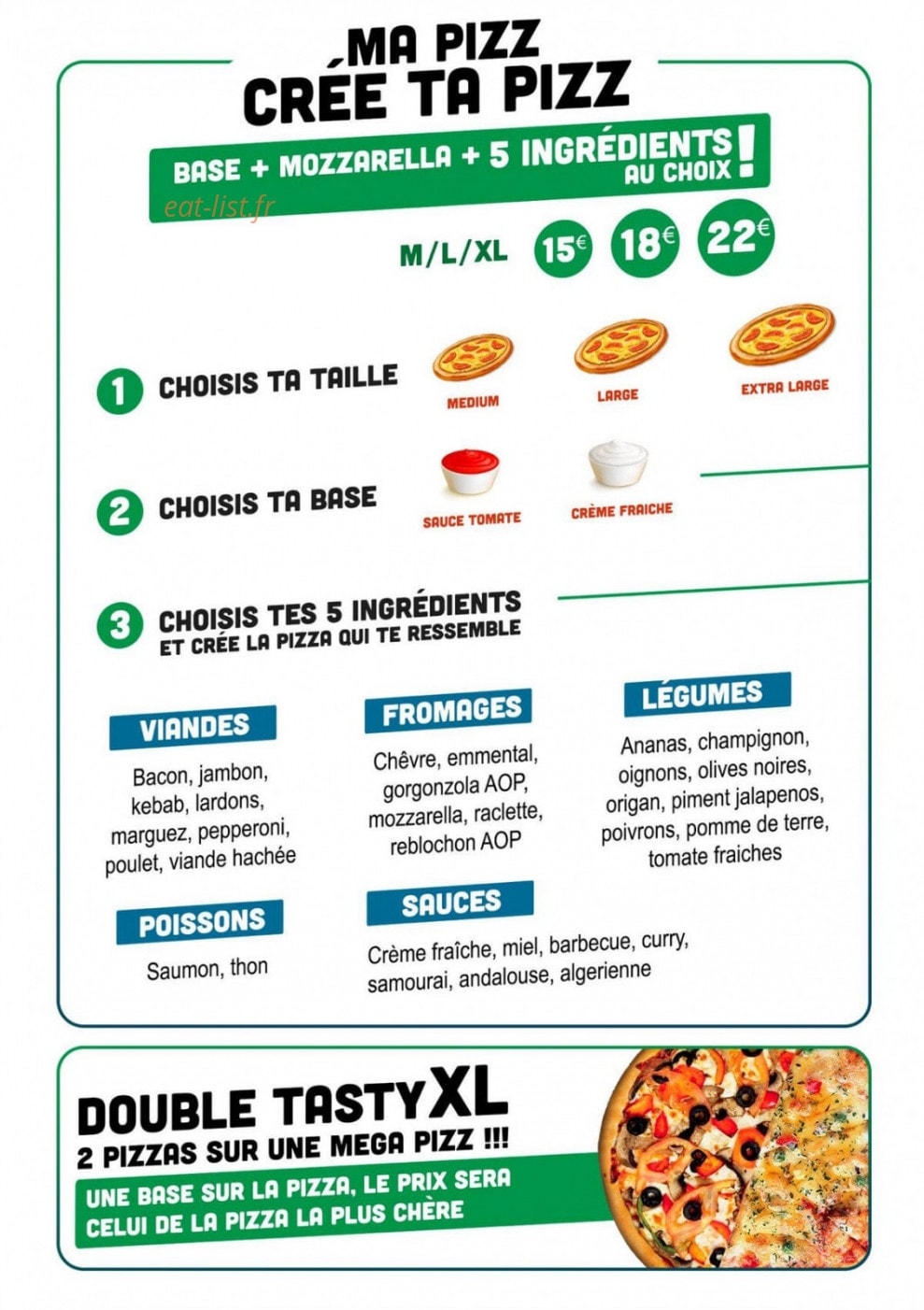 Rapizz Pizza — carte page 4