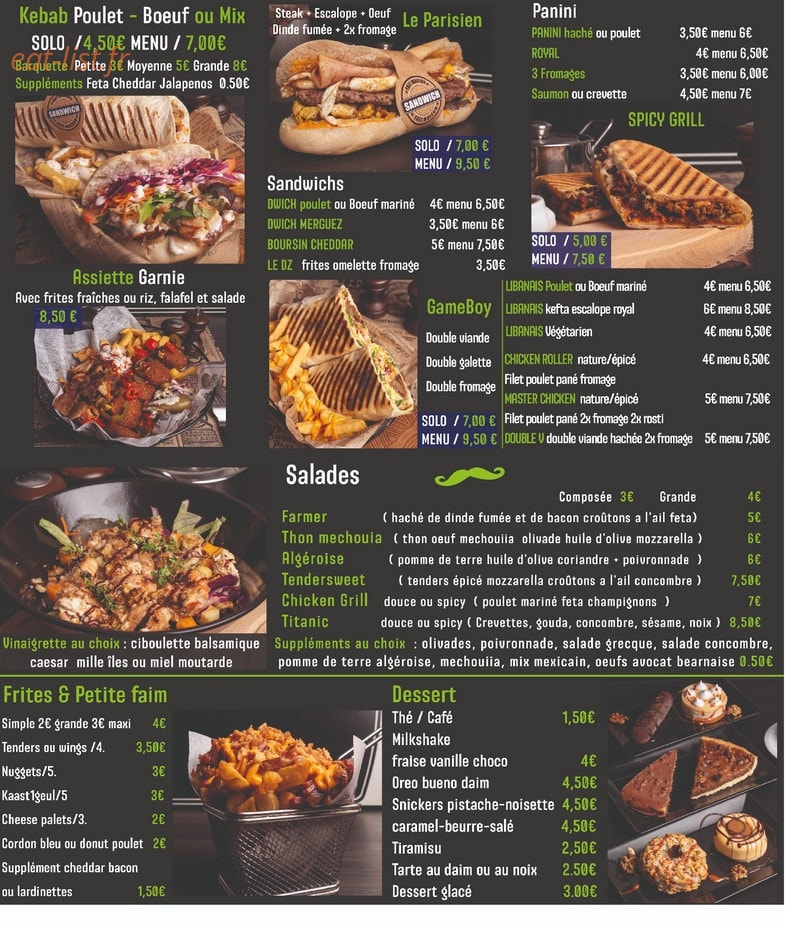 Snack Lannoy — carte page 4