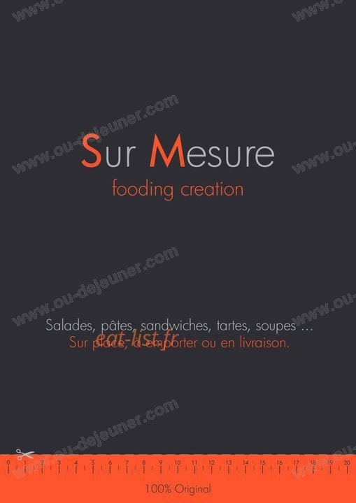 Sur Mesure — carte page 2