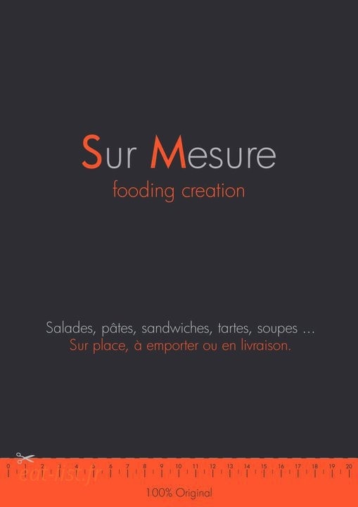 Sur Mesure — carte page 1