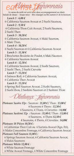 Sushi&You — carte page 5