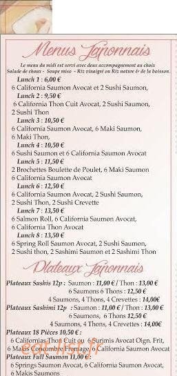 Sushi&You — carte page 4