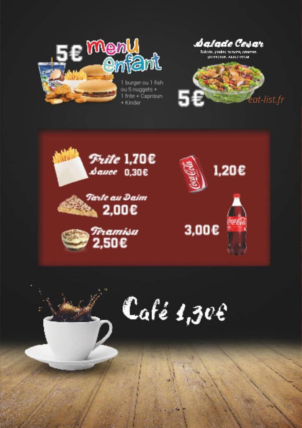 Team Burger — carte page 4