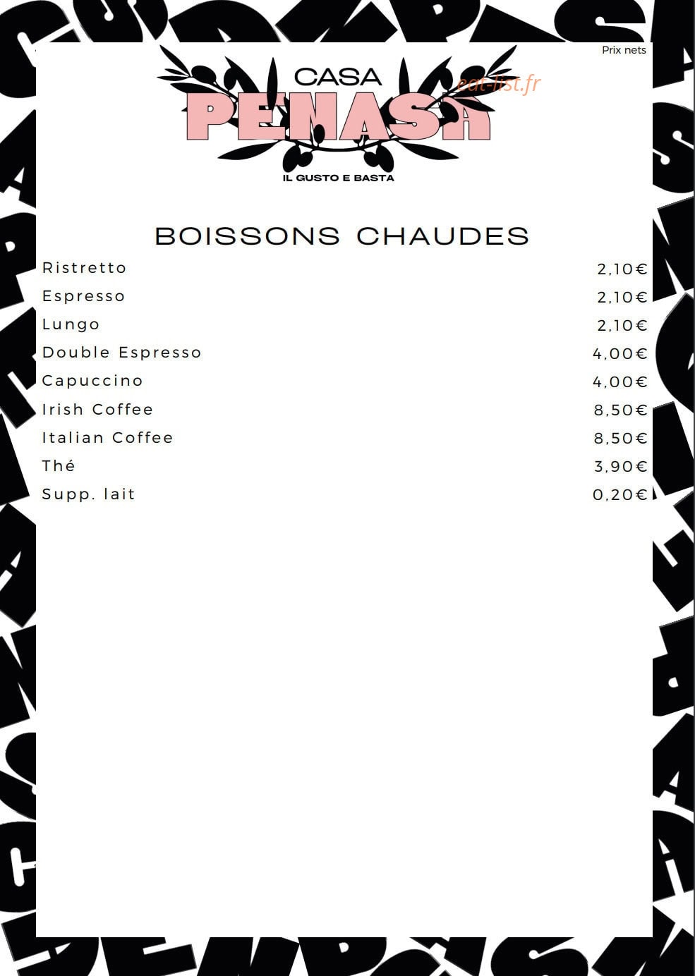 Casa Penasa — carte page 25