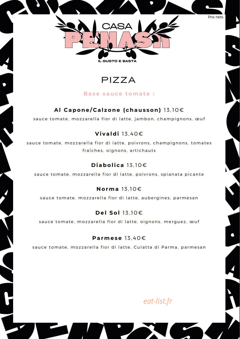 Casa Penasa — carte page 7