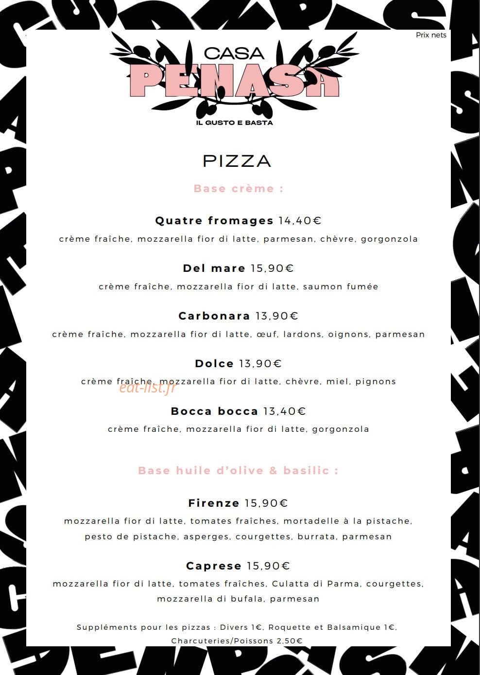 Casa Penasa — carte page 9
