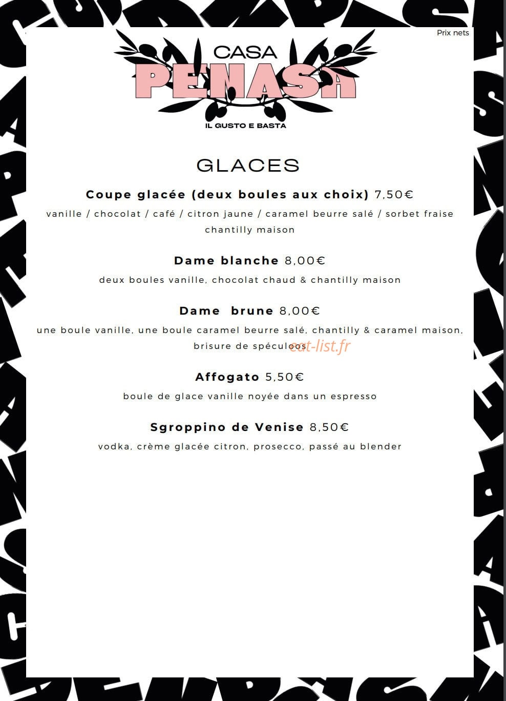 Casa Penasa — carte page 14