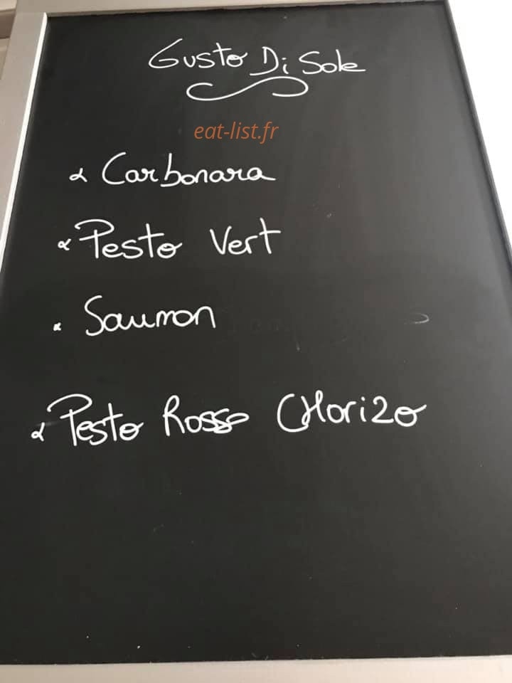 Gusto Di Sole — carte page 1