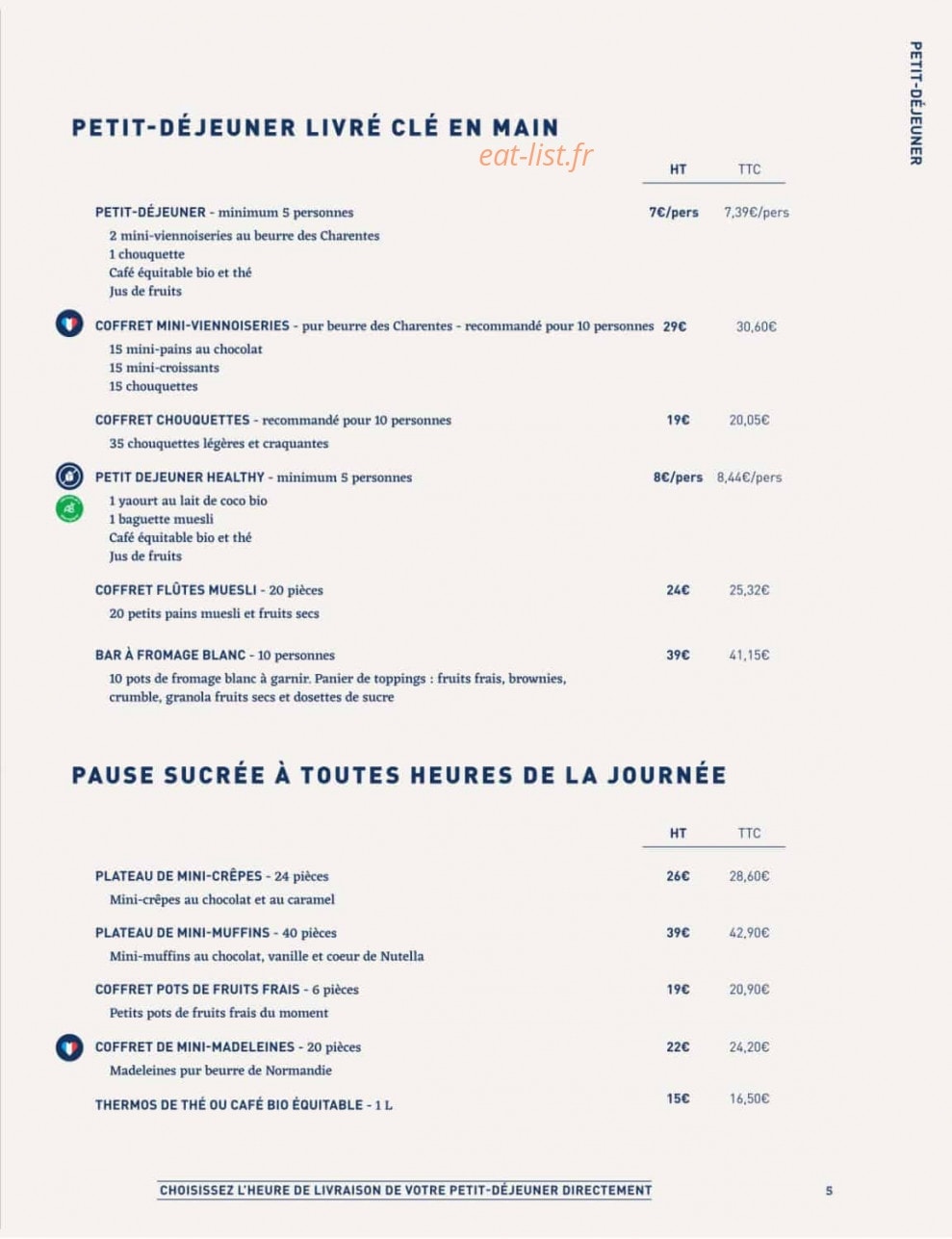 La Famille Finest Lunch — carte page 3