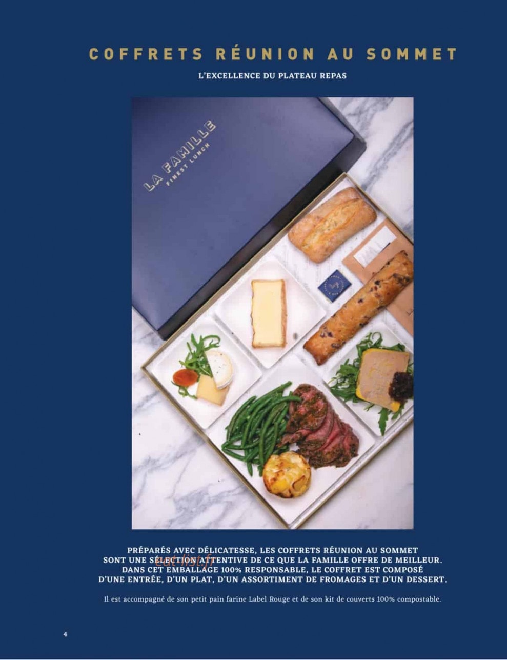 La Famille Finest Lunch — carte page 4