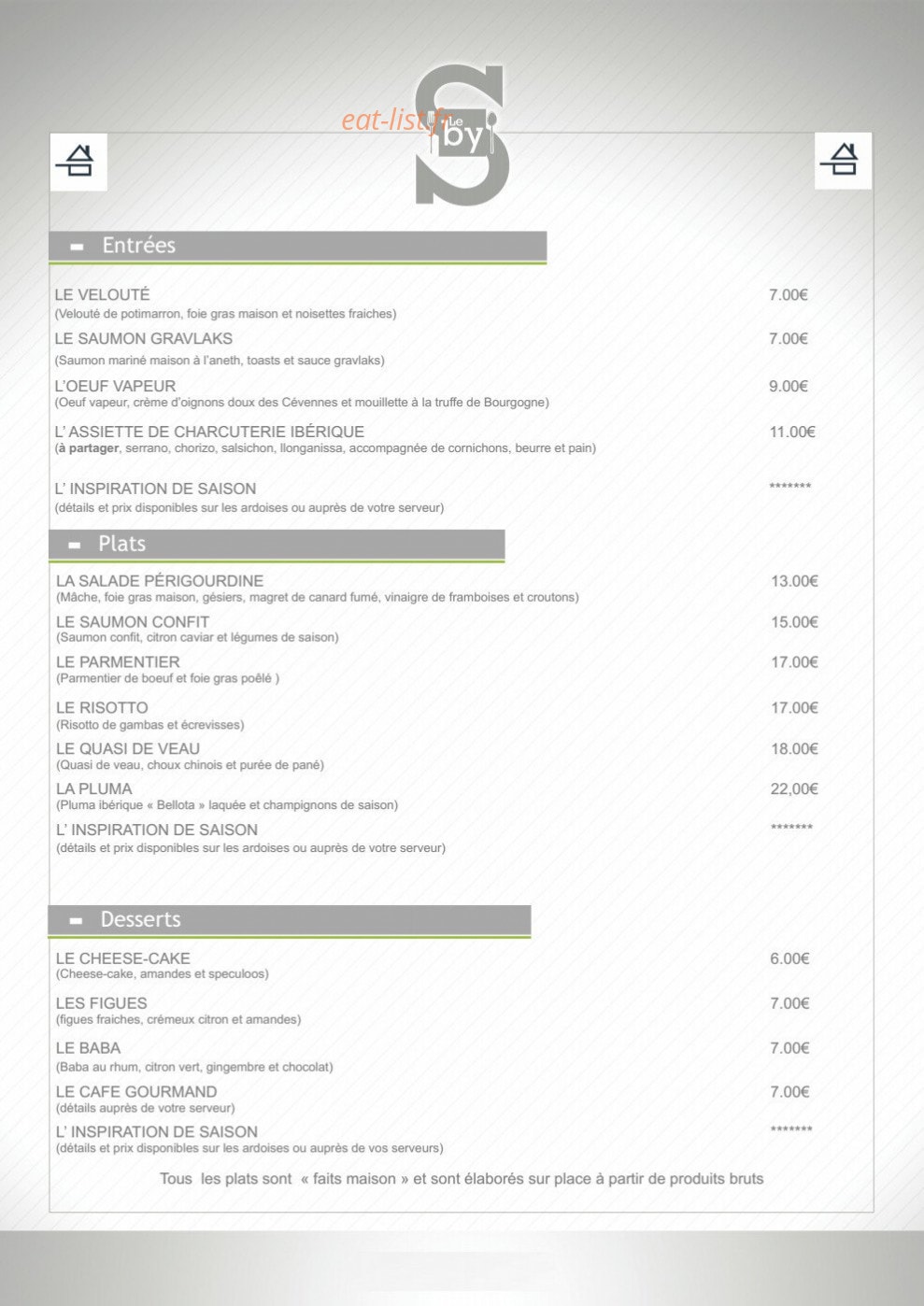 Le by S' — carte page 1