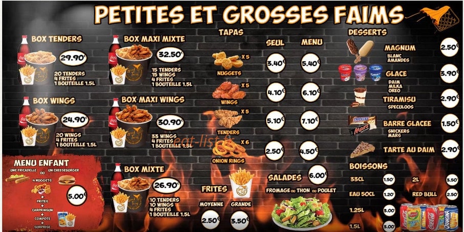 Speed Tacos and Co — carte page 4
