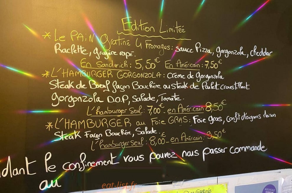 Chips N'Co — carte page 1