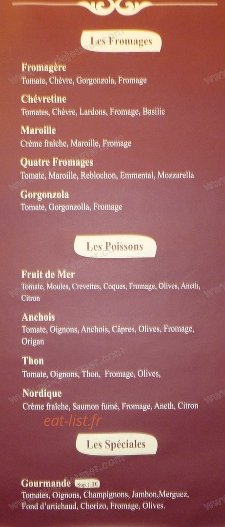 Pizza l'authentique — carte page 2