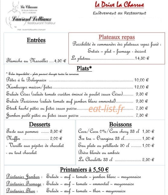 La charrue — carte page 1