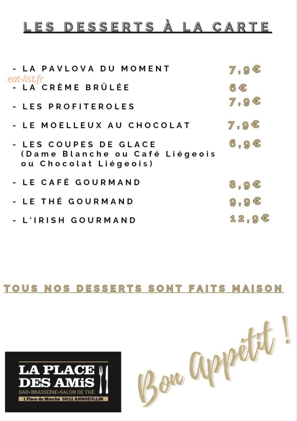 La Place des Amis — carte page 3