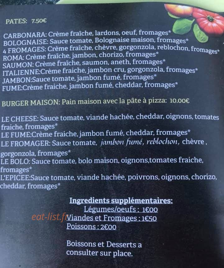 Pizz'Alex — carte page 3