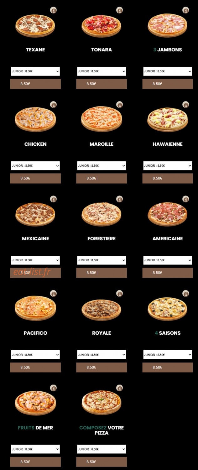 Take away — carte page 3