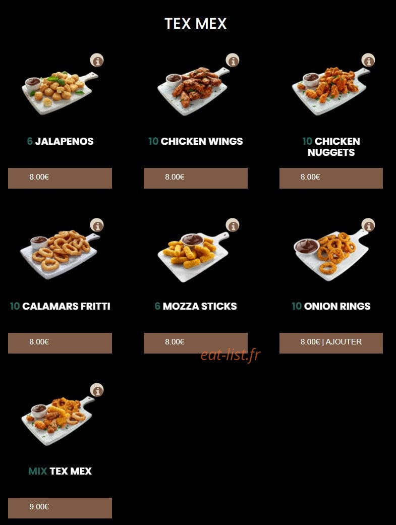 Take away — carte page 12