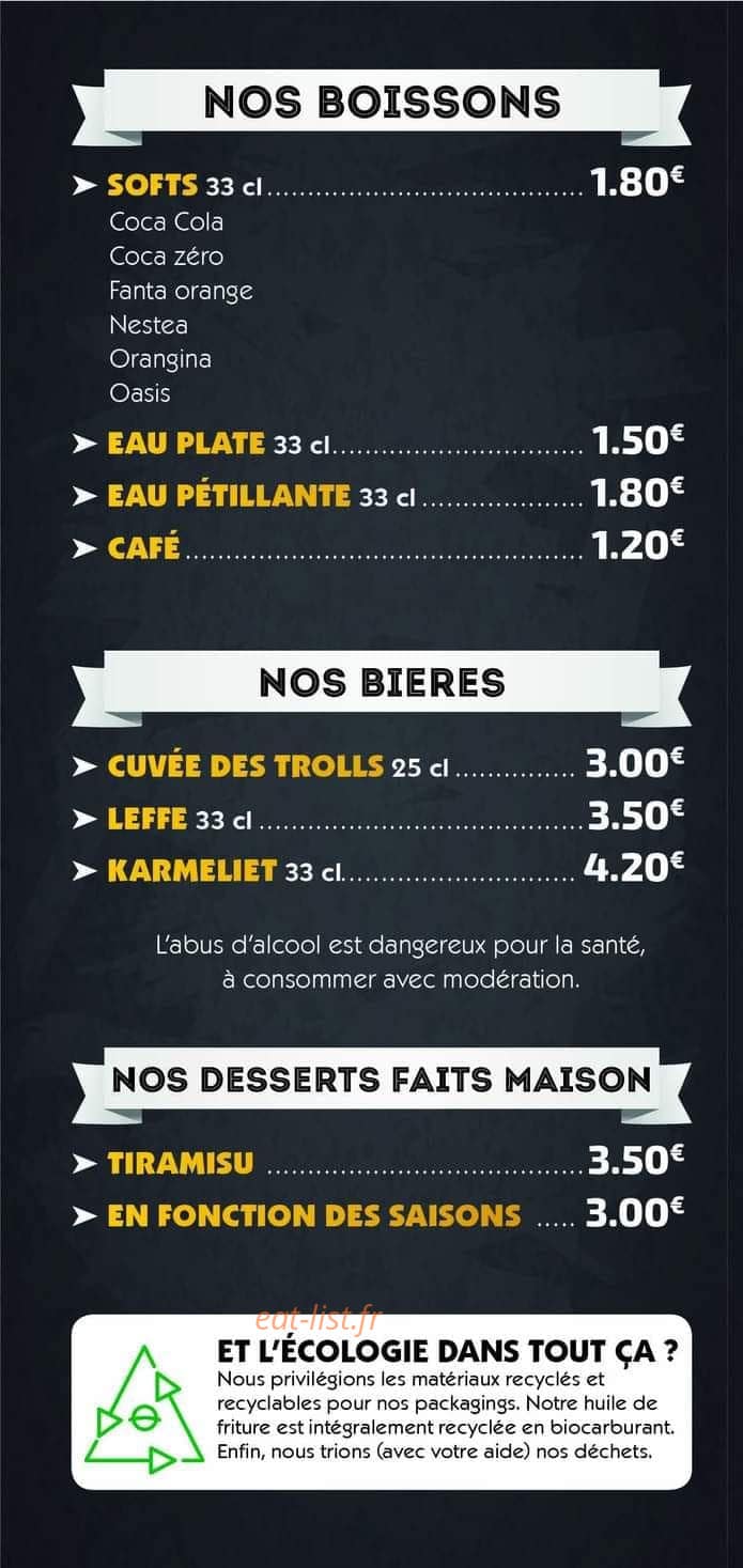 L'atelier du gourmet — carte page 5