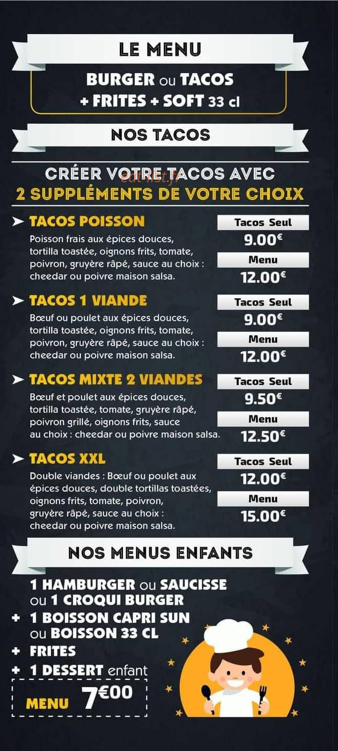 L'atelier du gourmet — carte page 3
