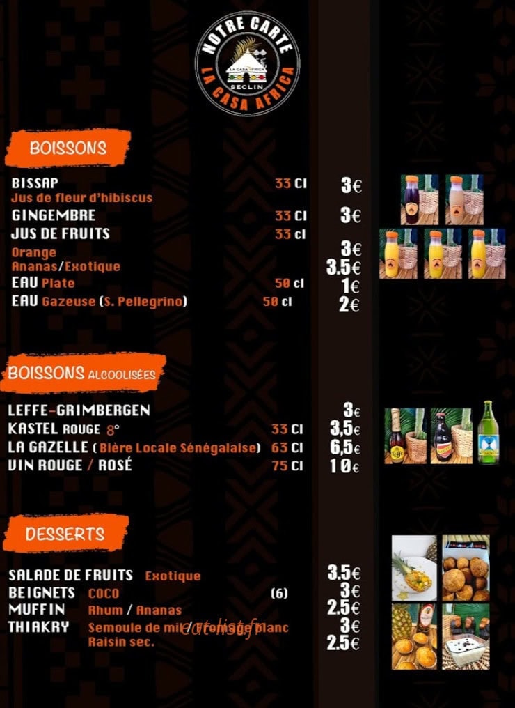 La Casa Africa — carte page 5