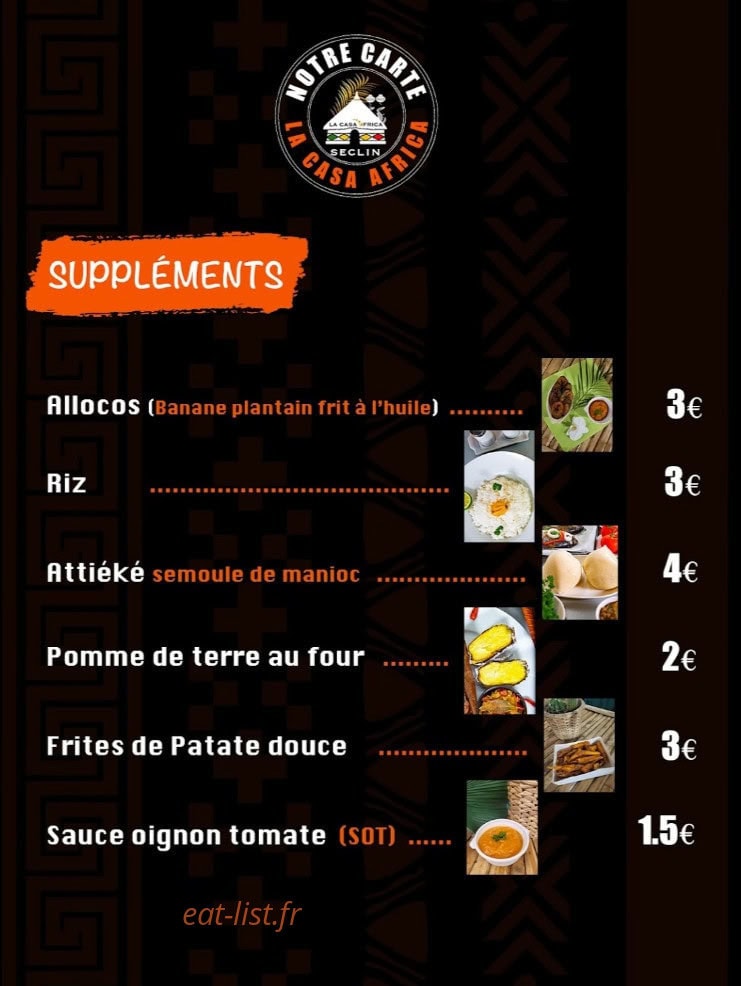 La Casa Africa — carte page 4