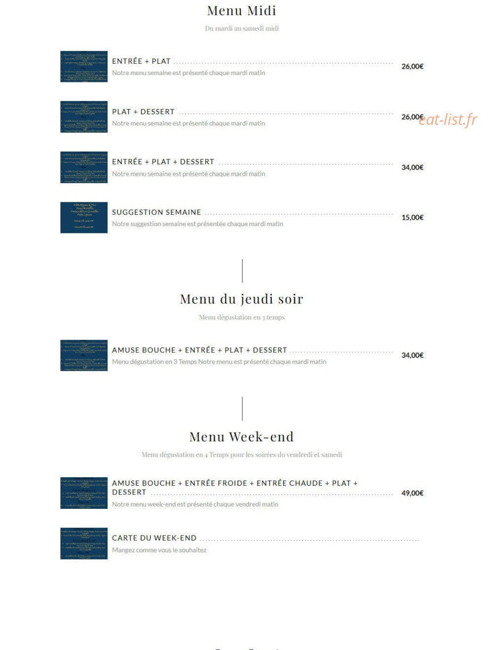 Le Bonhomique — carte page 1