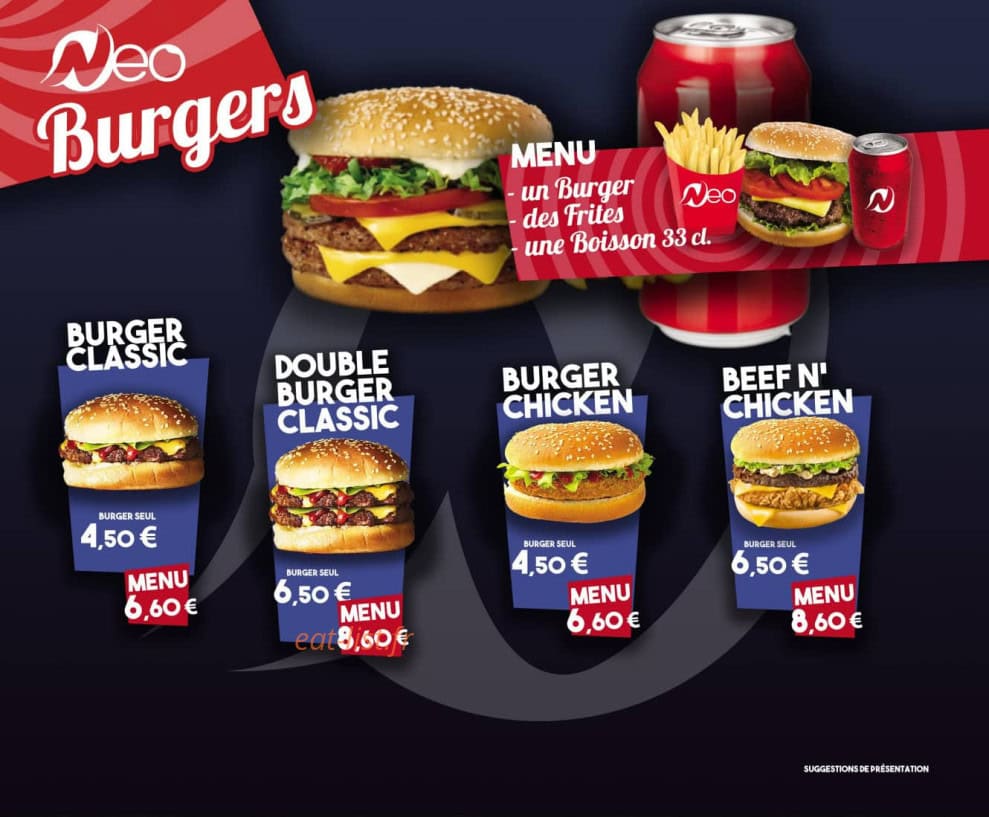Neo Kebab — carte page 1