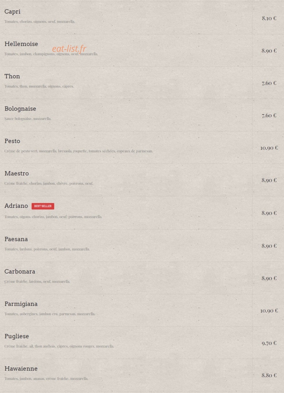 Adriano — carte page 2