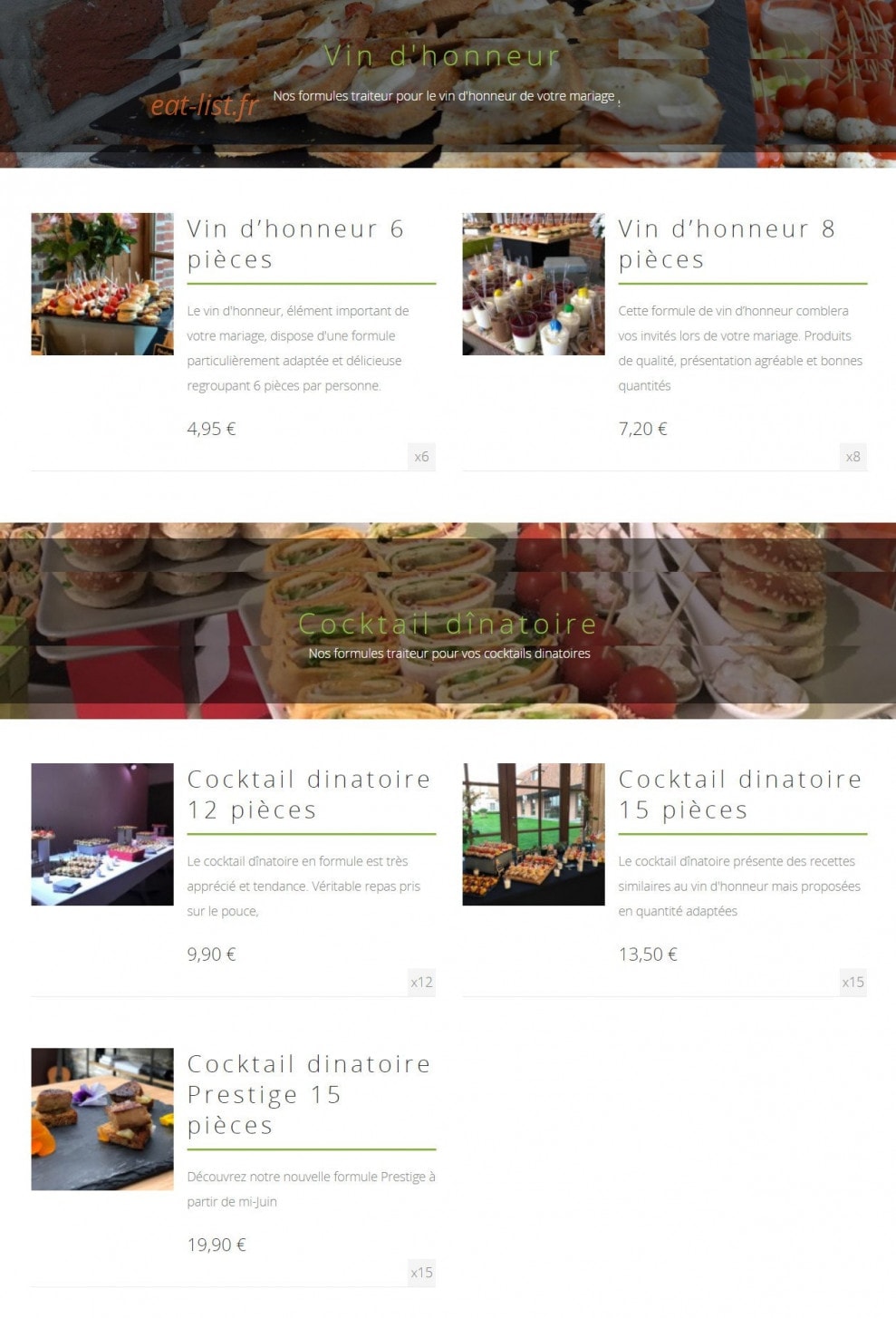 Tendance et Fraicheur — carte page 2