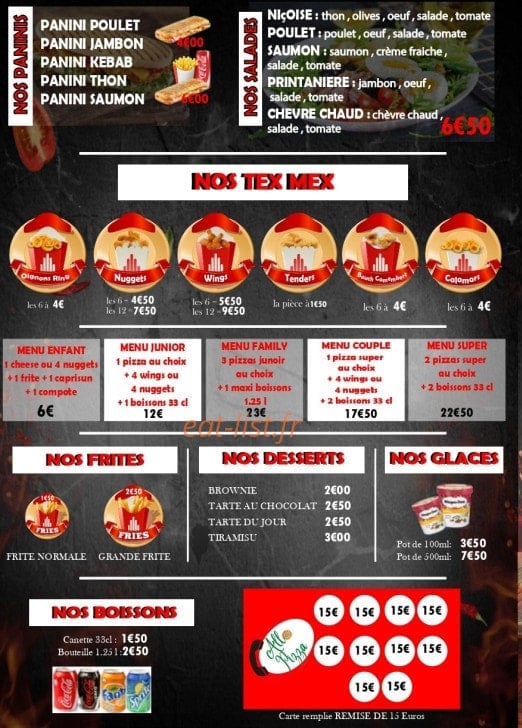 Allo pizza — carte page 4