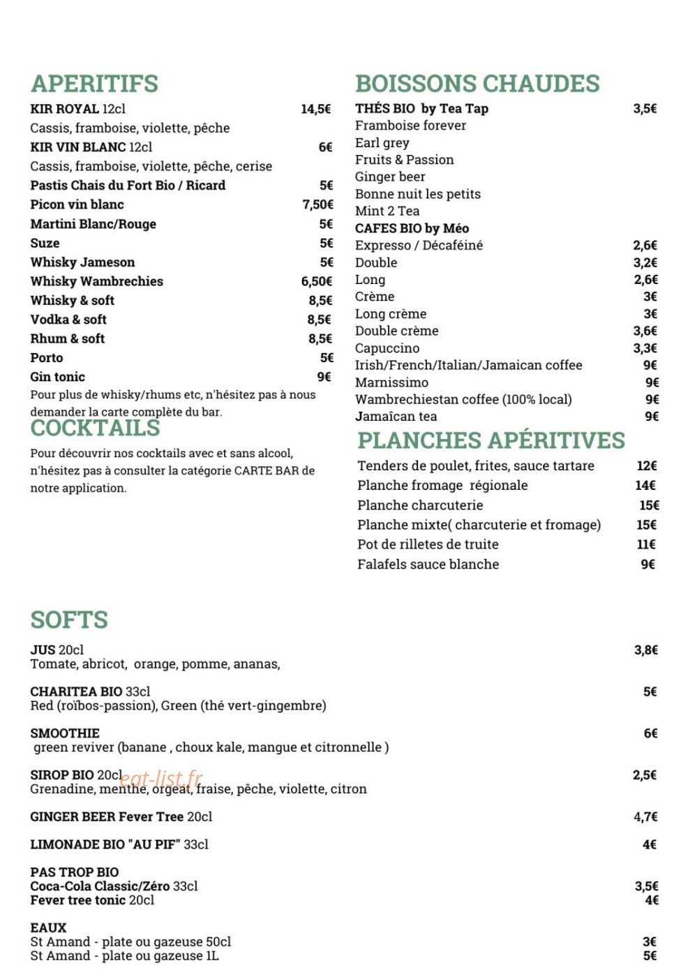 Bercail — carte page 2