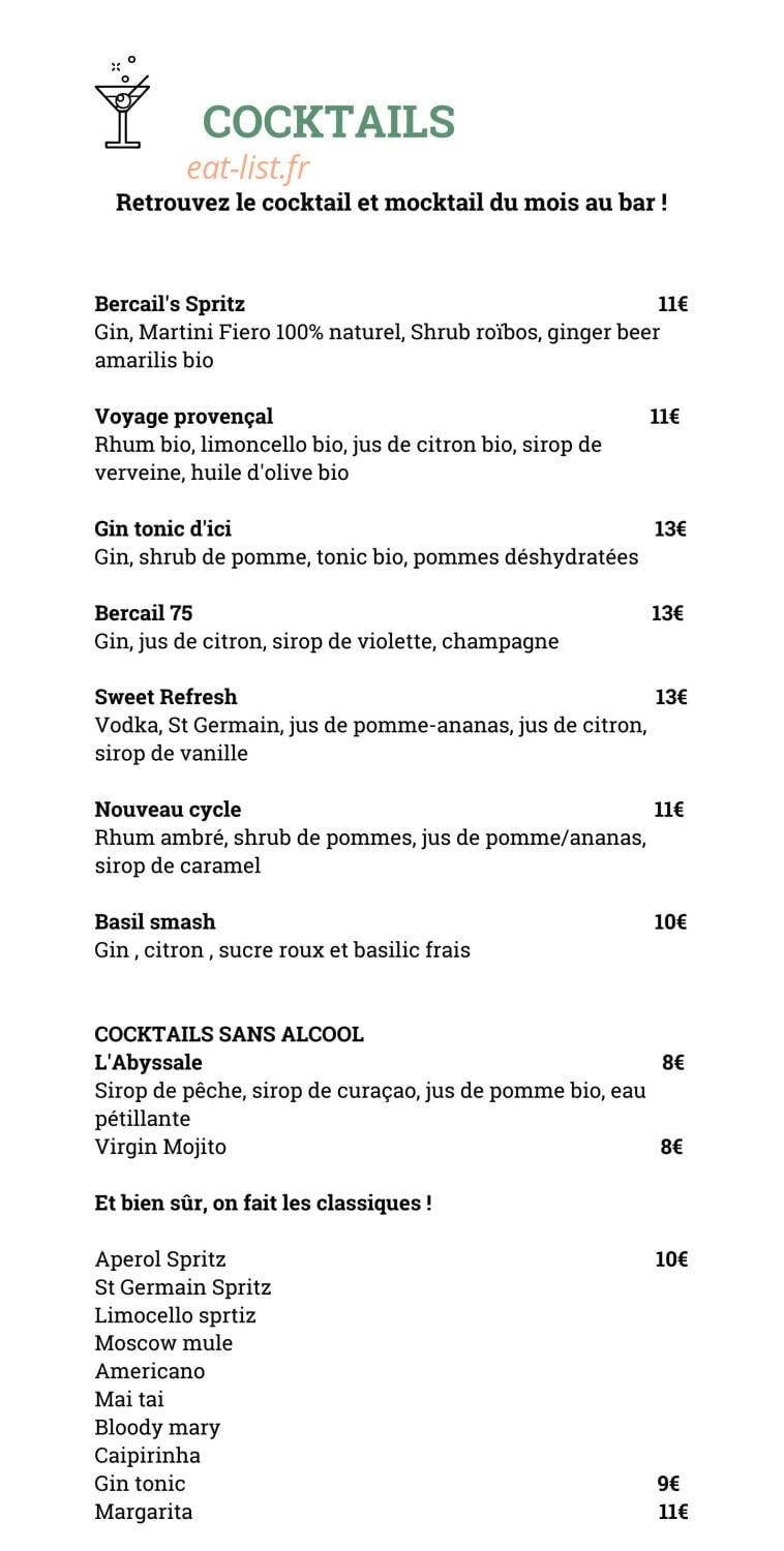 Bercail — carte page 11